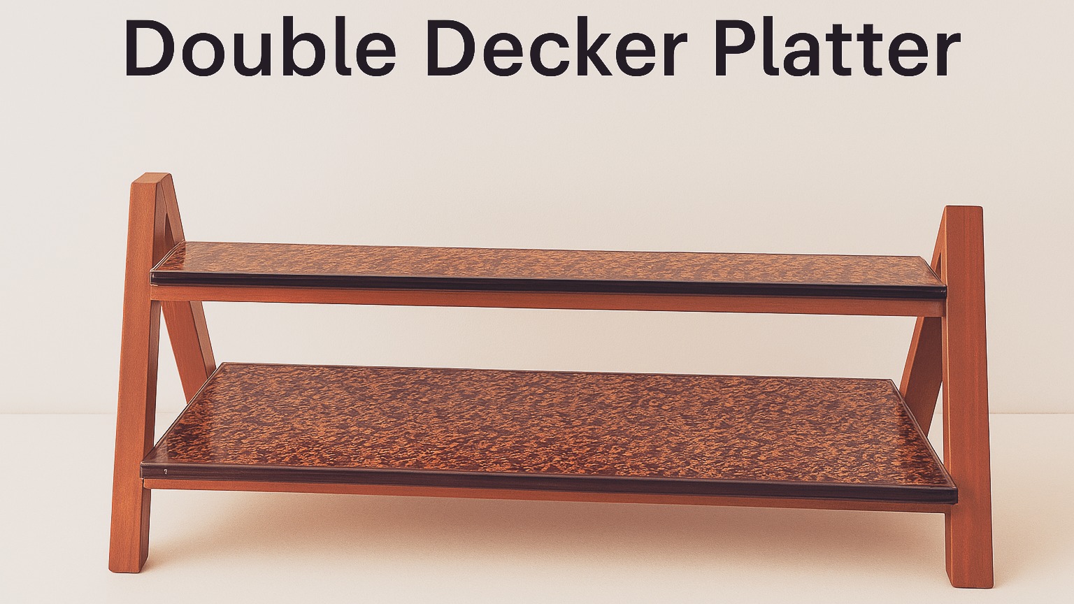 double decker platter