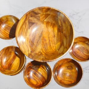 7 Bowl Wooden set (Shesham)