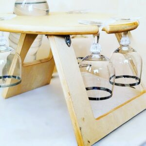 4 Glass Bottle Stand